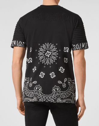 Philipp Plein T-Shirt Ronde Hals Paisley