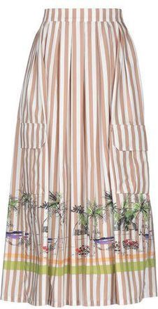 Erika Cavallini Semi Couture PARTES DE ABAJO - Faldas midi en YOOX.COM