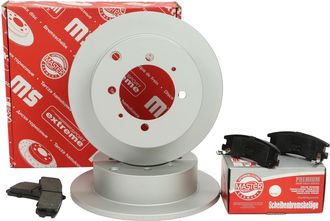 OEM Discos De Freno Traseros + Pastillas Mitsubishi Galant Vii / Viii, Santamo, Space