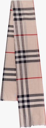 Burberry Certified wool and silk scarf - BURBERRY - gender_Man