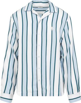 Etro Etro Mens Bowling Shirt - White viscose - Size Large