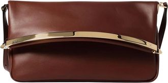 Tod's Metal Accent Leather Clutch Bag