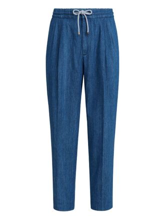 Brunello Cucinelli Cotton Trousers-Uomo