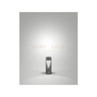 Fabas Luce Teo paletto per esterno nero lucido altezza CM.30 a led 13W 3000K 1170LM IP65