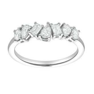 LuvMyJewelry Rhaenyra 14K Gold Lab Grown Diamond Ring - 0.75 Ct in 14K White Gold at Nordstrom, Size 7.5