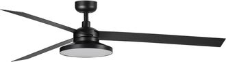 Faro Barcelona Cruiser Tak Xl Ventilatore Nero 4000k
