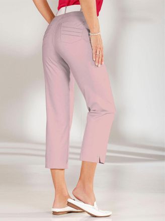 COSMA 7/8-Hose COSMA, Damen, Gr. 36, Normalgr&ouml;ssen, rosa (ros&eacute;), 97% Baumwolle, 3% Elasthan, unifarben, 7/8-L&auml;nge, Hosen 7/8-Hose