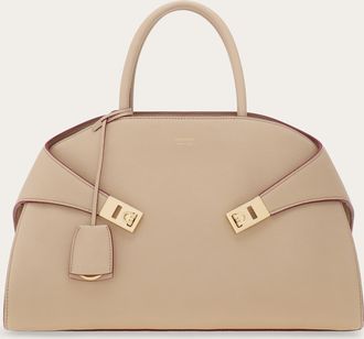 Ferragamo Donna Borsa a mano Hug (L) Beige