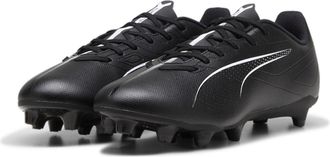 Puma Ultra Play-voetbalschoenen voor heren, voor harde ondergrond (Zwart, Wit)