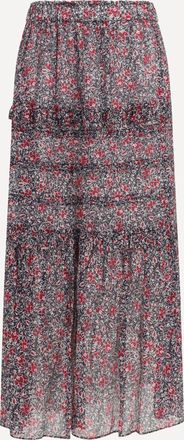 Isabel Marant Gonna lunga Volomia con volant Woman 38