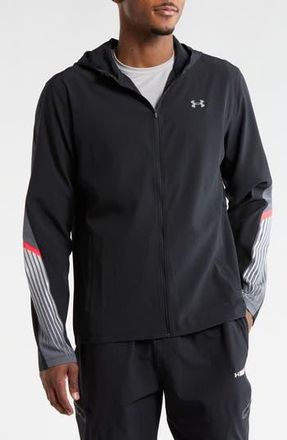 Under Armour Velociti Storm Hooded Jacket in Black at Nordstrom Rack, Size Xx-Large