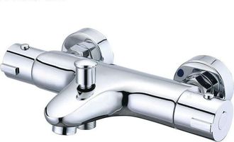 OEM Grifo Termost&aacute;tico Para Ducha, Grifo Termost&aacute;tico De Lat&oacute;n Para Ba&ntilde;era, Grifo De Ba&ntilde;era Con Tope De Seguridad De 38 &deg;c, Grifo De Ducha Mural Con Dos S