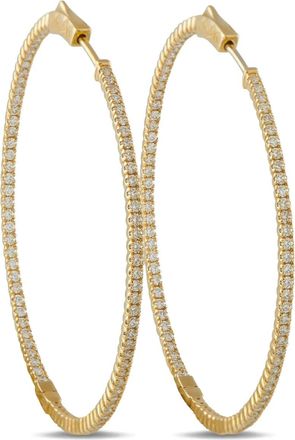 Luxury Bazaar Orecchini a cerchio con diamanti - Oro