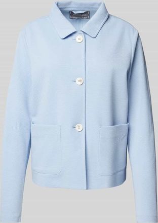 White Label Jacke mit Umlegekragen in Bleu, Gr&ouml;&szlig;e 46