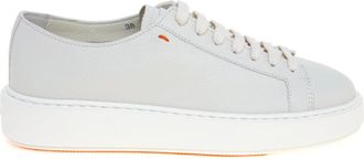 Santoni Cleanic Sneaker - Dames - Sneakers - Wit - 38 1/2 EU - Leer - Schoenen