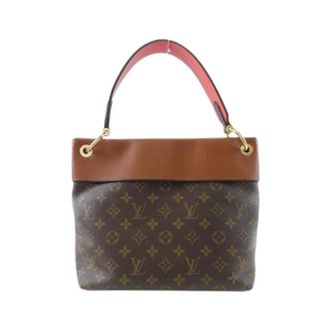 Louis Vuitton Pre-owned Monogram Tuileries Besace Schoudertas - Dames - Pre-owned - Bruin - Maat: ONE Size Leer