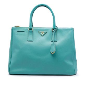 Prada Pre-owned Prada Large Saffiano Lux Galleria Double Zip Tote Ladies 2D6V5UHNB53YZ1K7