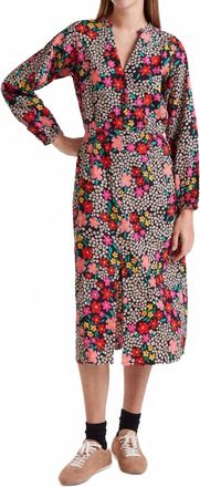 Compa&ntilde;&iacute;afant&aacute;stica Vestido Midi Dress In Flowers 14