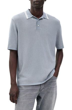 Rag & Bone Harvey Tipped Polo in Light Blue at Nordstrom, Size Xx-Large