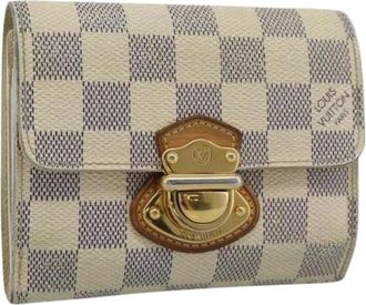 Louis Vuitton Pre-owned Damier Azur Bifold Wallet - - Pre-owned - Donna - Bianco - ONE SIZE