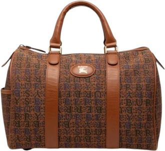Burberry Borsa Boston Pre-owned - - Pre-owned - Donna - Marrone - ONE SIZE