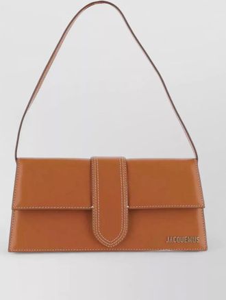 Jacquemus long rectangular shoulder bag back pocket