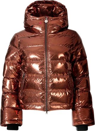 Perfect Moment Giacca Polar Flare con cappuccio - Marrone