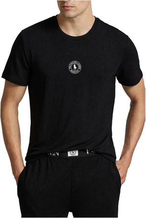 Ralph Lauren Polo T-Shirt - Heren - T-shirts - Zwart - L - Leer - Tops