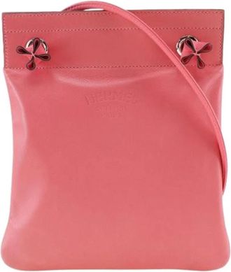 Herm&egrave;s Pre-owned Aline Bag - Dames - Vintage Schoudertas - Roze - ONE Size - Leer - Vintage