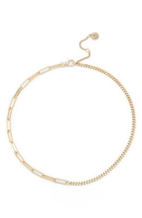 AllSaints Mix Chain Necklace in Shiny Gold at Nordstrom