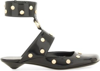 Chlo&eacute; Black Studded Sandals
