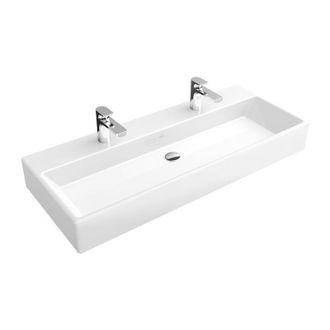 Villeroy & Boch Villeroy&boch - Memento, Lavabos De Pared, 1000 X 470 Mm, Rectangular, Modelo De Suelo, Para Grifer&iacute;a De Pared, Sin Orificio Para Grifer&iacute;a, Con Rebosa