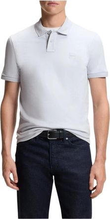 HUGO BOSS Passenger Poloshirt - Heren - Tops - Grijs - Maat: L Katoen