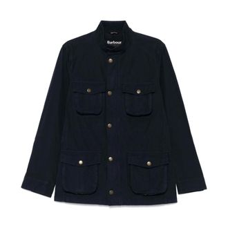Barbour Light Jackets, male, Blue, Size: 2XL Corbridge Jacket