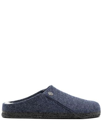Birkenstock Zermatt vilten slippers - Blauw