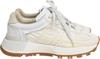 Maison Margiela 50-50 Sneakers in White Polyester