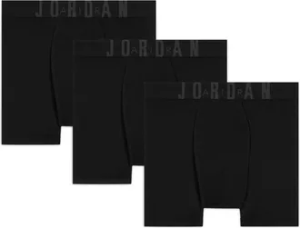Nike Jordan Big Kids Flight Modal Boxer Briefs (3-Pack) in Black | 9J0637-023