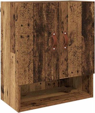 vidaXL Mueble de pared Madera antigua 60 x 31 x 70 cm Vidaxl