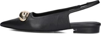 Toral Shoes Zwarte Slingback Schoenen voor Vrouwen - Dames - Ballerinas - Zwart - 40 EU - Schoenen