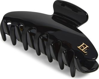 L. Erickson Signature Jumbo Claw Clip in Black Black at Nordstrom