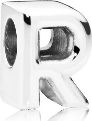 Pandora Letter R Silver Charm