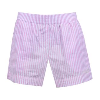MC2 Saint Barth Casual Shorts, female, Multicolor, Size: L Meave Striped Shorts