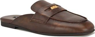 Nine West Evans Penny Loafer Mule in Dark Brown at Nordstrom, Size 9.5