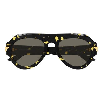 Bottega Veneta Mitre Aviator Zonnebril - unisex - Accessoires - Veelkleurig - Maat: 53 MM Polyamide