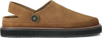 Kurt Geiger Mens Suede Woodford Mule Mules - Camel - Size UK 10