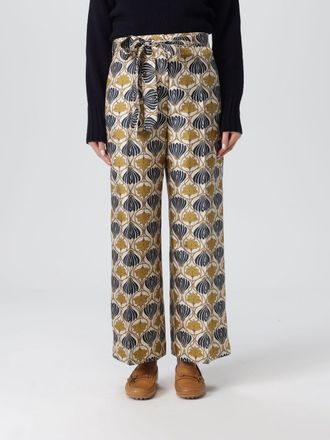 Max Mara Pantalone palazzo Max Mara in seta stampata