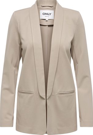 Only Kurzblazer ONLY ONLPOPTRASH-ELLY LIFE L/S BLAZER TLR, Damen, Gr. 34, pure cashmere, Milano Rib, Obermaterial: 63% Viskose, 32% Nylon, 5% Elasthan, uni
