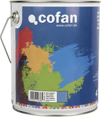 cofan Esmalte Sint&eacute;tico (4 L) Azul Cobalto, Esmalte Sint&eacute;tico Al Disolvente Disponible En Una Amplia Gama De Colores Y Tonalidades Fabricado A Base De Resin