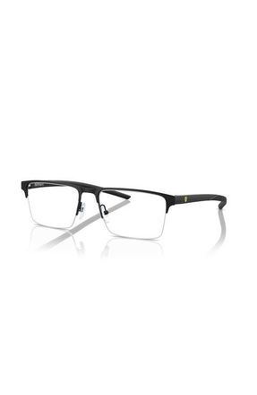 Ferrari 55mm Rectangle optical glasses in Black at Nordstrom