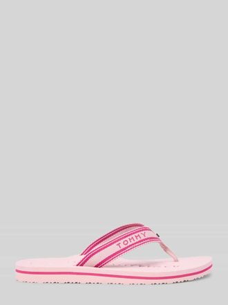 Tommy Hilfiger Zehentrenner mit Logo Details in Rosa, Gr&ouml;&szlig;e 36